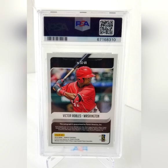 2018 Victor Robles RC 5 Card Lot with 1/1 Auto PSA 9 & PSA 10 Cards # SS-VR - Picture 10 of 10